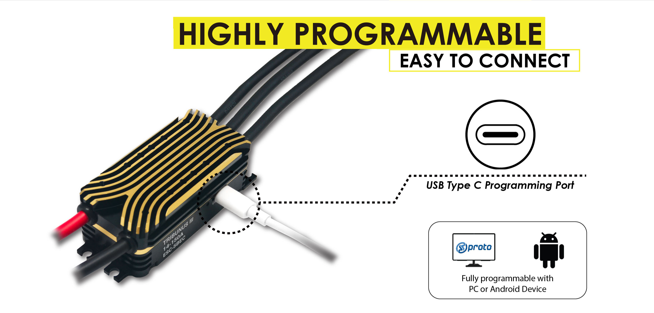 Scorpion Tribunus III 14-150A ESC SBEC features